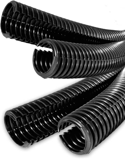 10m Length Black Spiral Conduit Split Tube Cable Tidy Wire Loom Harness