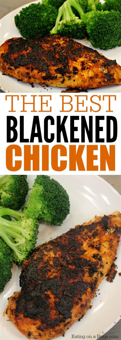 Sprinkle over both sides of chicken. Best blackened chicken recipe - how to make blackened chicken