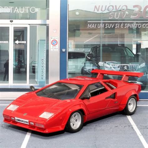 Deagostini Lamborghini Countach Lp500 Red Diecast Model Toy Car 143