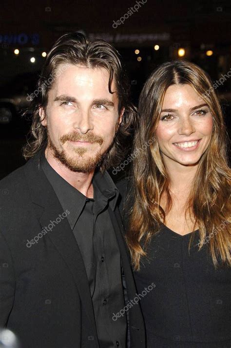 Christian Bale Sibi Blazic At Arrivals For Premiere Of Harsh Times Crest Theatre In Westwood