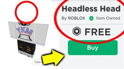 How To Get Free Headless Head On Roblox Not Clickbait Youtube