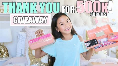 😱thank You For 500k Subbies ️giveaway Youtube