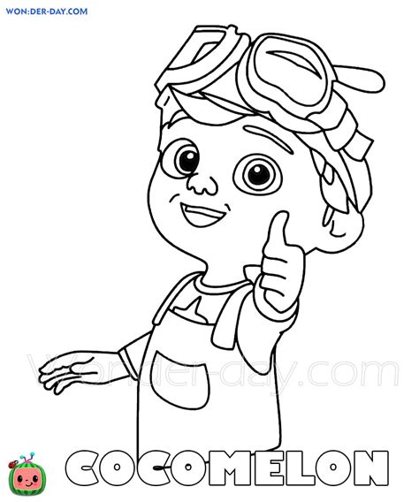Birthday Printable Cocomelon Coloring Pages Products Tagged Cocomelon