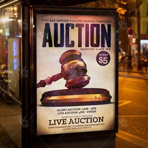 Check spelling or type a new query. Live Auction - Premium Flyer PSD Template | PSDmarket