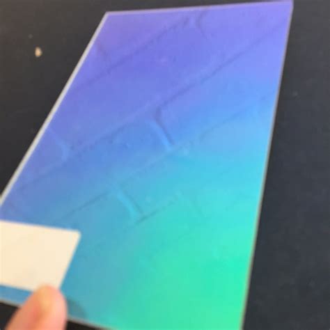 3mm Reflections Radiant Iridescent Acrylic Sheet Sketch Laser Cutting