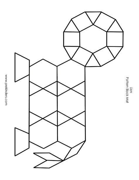 Pattern Block Template Free Printable Printable Templates