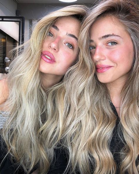 Noy And Hadar Karako Noyandhadartwinss Blonde Twins Blonde Hair