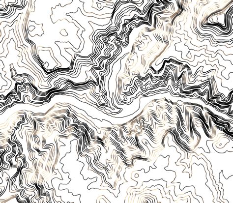 White Topographic Png