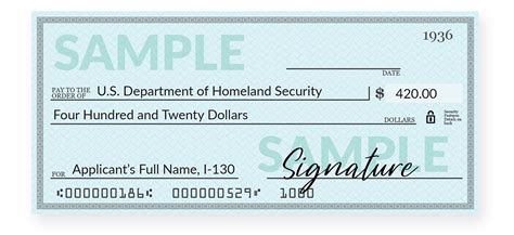 Learn how you can check uscis processing times. paying-uscis-fees-personal-check-example-1 - SimpleCitizen