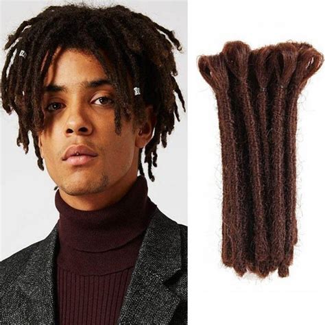 6 Inches Short Dreadlock Extensions For Men Dreadlock Hairstyles For