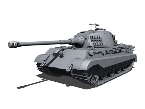 Sdkfz 182 Tiger 2 King Tiger Tank 3d Model