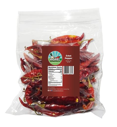 Buy Dried Arbol Pepper Chile De Arbol Wt 2 Oz 4 Oz 8 Oz 12 Oz 1