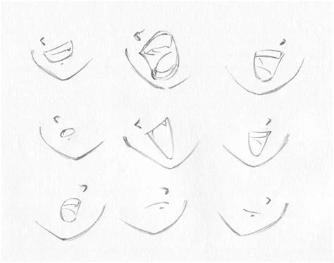 How To Draw Lips Drawanime