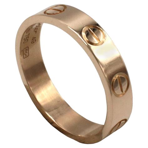 Cartier Rose Gold Love Wedding Band Ring For Sale At 1stdibs Cartier