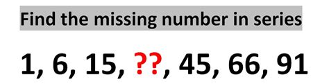 Math Riddles With Answers Can Find The Missing Numbers