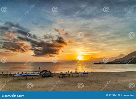 Beautiful Sunrise In Taiwan Stock Image Image Of Attraction