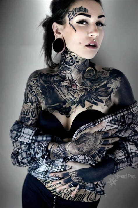 Monami Frost Tattooed Girls Models Girl Tattoos Inked Girls