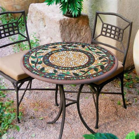 30 Mosaic Bistro Create A Set In 2021 Mosaic Patio Table