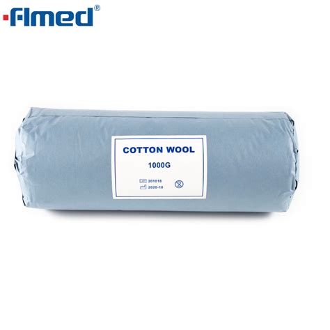 Medical Absorbent Cotton Wool Roll 500g 100 Pure Cotton From China