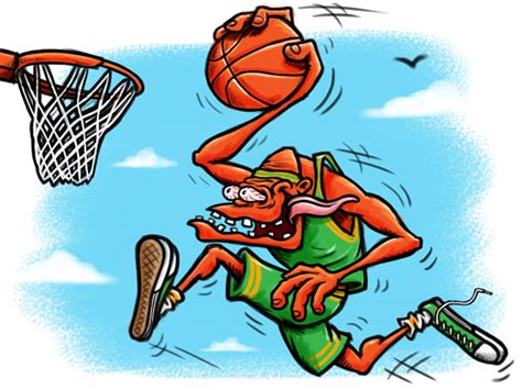 No profanity, vulgarity, slurs or personal attacks. Basketball Player Hot Rod Cartoon Character Sketch ...