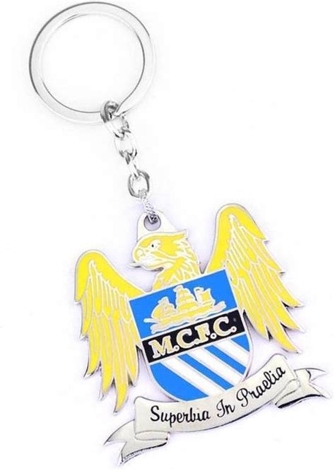 Manchester City Keychain Sleutelhanger Voetbal Premier League