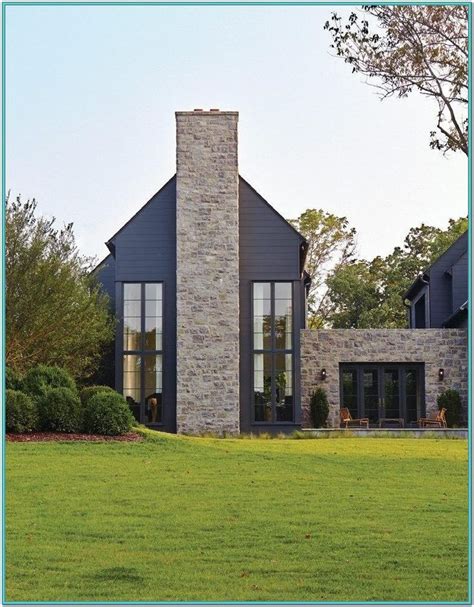 Outside Chimney Paint Ideas | House exterior, Dark house exterior
