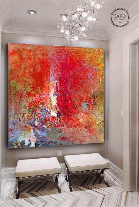 Large Original Abstract Oil Painting Contemporary Art Etsy