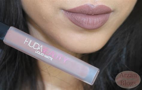 ARZAN BLOGS Huda Beauty Liquid Matte Lipsticks Swatches Review