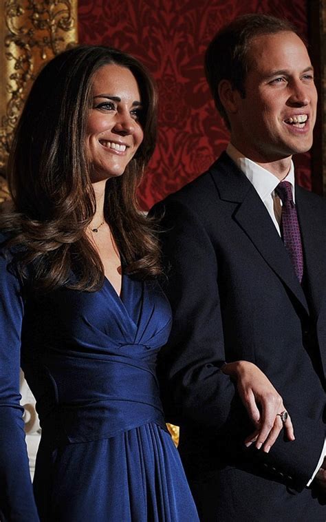 Prince William And Kate Middleton Announcing Engagement Celebrity Couples Photo
