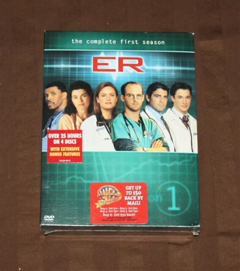 Er The Complete First Season Dvd 2003 4 Disc Set Season 1 Brand