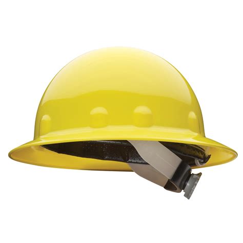 Fibre Metal E1sw Full Brim Hard Hat Swingstrap Suspension Yellow