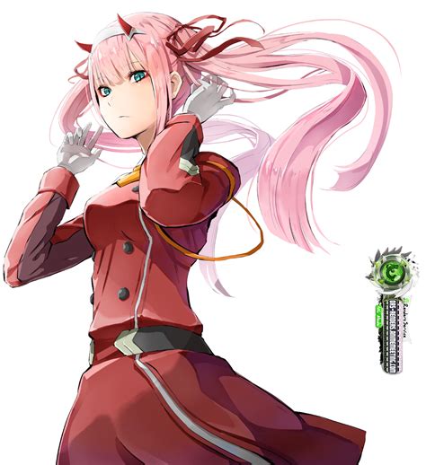Darling In The Franxx Zero Two Beautifull Twintails Draw Render Ors