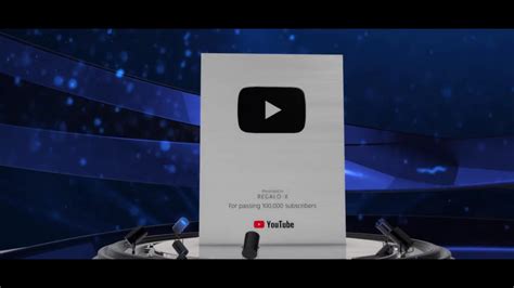 Youtube Award Silver Play Button For Passing 100000 Subscriber Youtube