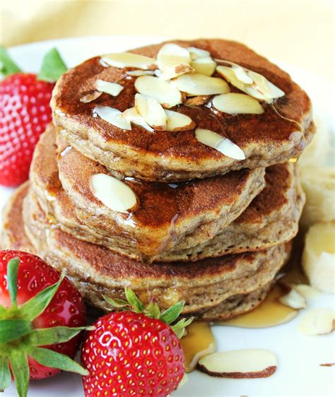 The three ingredients i use are eggs, banana, and almond flour! Paleo Banana Almond Pancakes | Dr. Hagmeyer