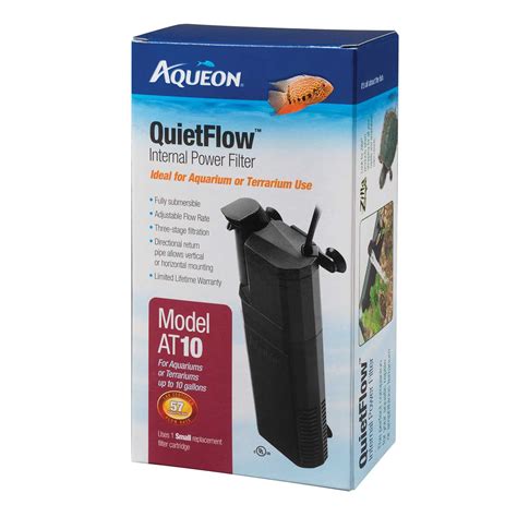 Aqueon Quietflow 10 Internal Power Filter Petco