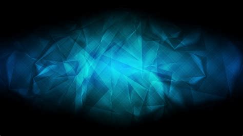 Dark Blue Glossy Polygonal Motion Background Seamless Loop Video