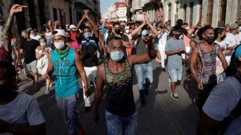 Protestas En Cuba Las Fotos De La Inusual Manifestación Contra El