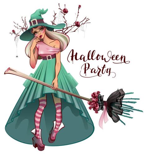 Best Pretty Witch Illustrations Royalty Free Vector Graphics And Clip