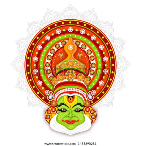 2465 Kathakali Face Images Stock Photos And Vectors Shutterstock