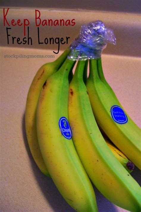 How To Keep Bananas Fresh Longer Keep Bananas Fresh Food Hacks Food
