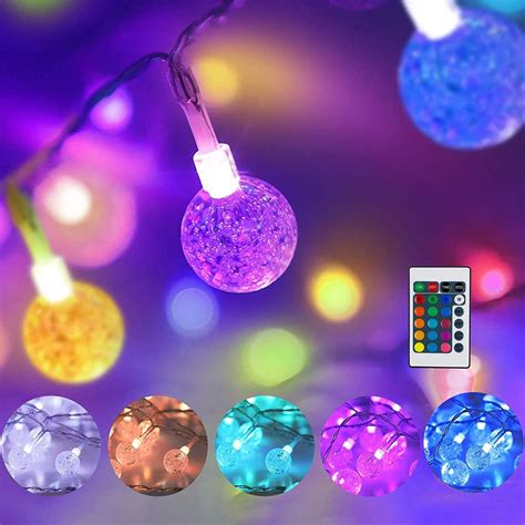 Color Changing Globe String Lights Landscape Lighting At