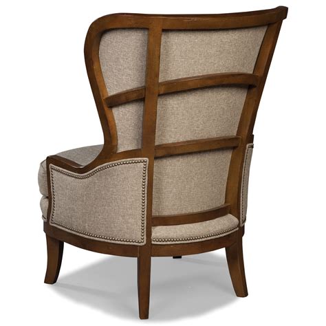 Fairfield Chairs 825746041 Contemporary Wing Chair With Nailhead Trim