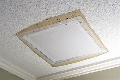 While repainting my house, i pulled some plaster off the hallway ceiling and ended up with this it's about a meter wide. How to Patch a Hole in a Textured Ceiling | eHow.com ...