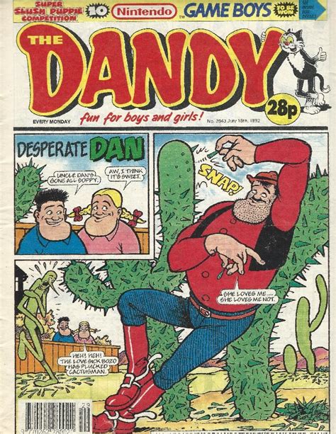 Dandy Comic 2643 1992 Part 3 Of How Desperate Dan Nearly Got Married
