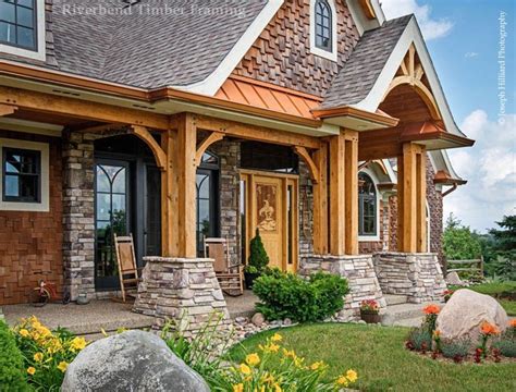Image Result For Timber Frame Front Porch Designs Timber House Porch