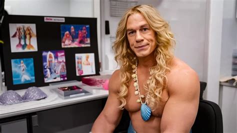 First Look At John Cena S Mermaid In Barbie Movie Photos Read Heroes
