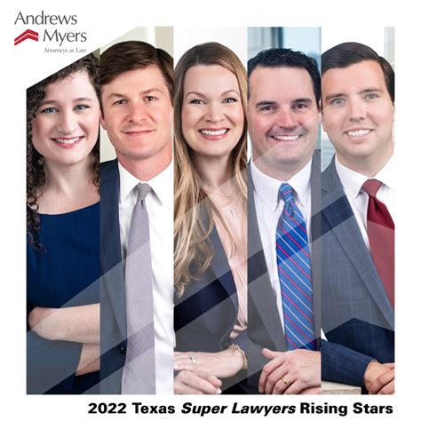 Five Andrews Myers Attorneys Recognized In Texas Rising Stars List