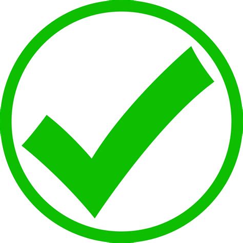 Green Tick Mark