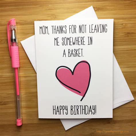 Keep it short — it must fit on the card easily. Happy Birthday Mom Birthday Card for Mom Mother Happy