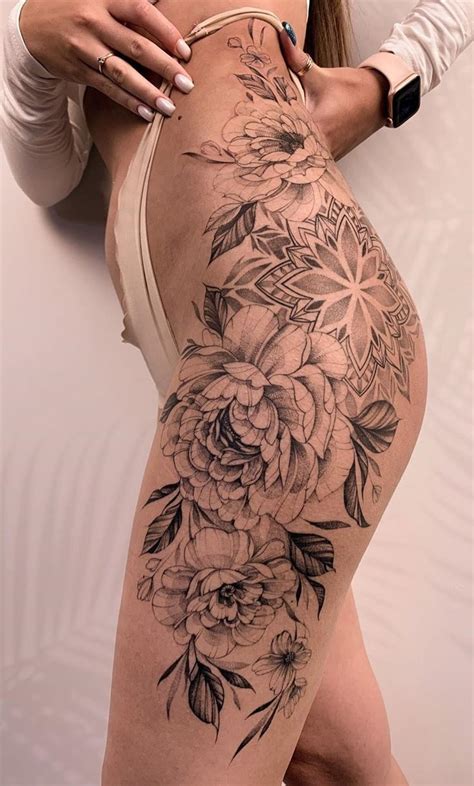 50 Of The Most Beautiful Mandala Tattoo Designs For Your Body And Soul Leg Tattoos Women Hip